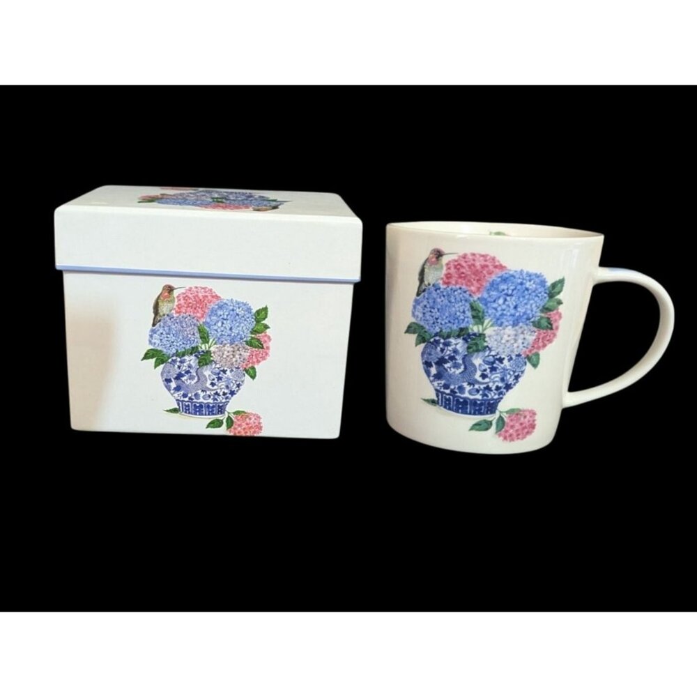 PPD Dynasty Bouquet Ceramic Trend Mug W/ Box 12‎ Oz Floral Design New Bone China